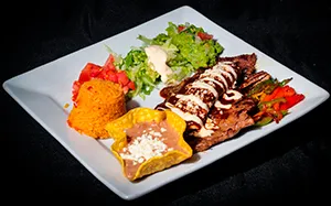 A plated dish at El Progreso