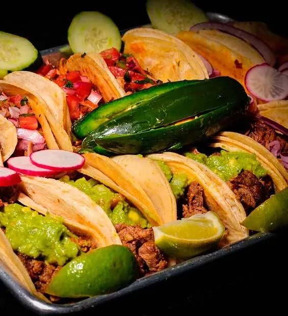 Plate of tacos