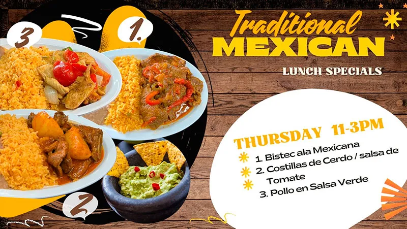 Thursday lunch special