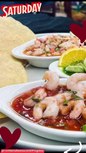 ❤️🌮 ¡Hoy celebramos el amor con sabor auténtico! – Sábado 14 de FebreroEn Tortillería Restaurant El Progreso el amor se sirve fresco y delicioso.✨ Disfruta nuestra Charola de Tacos con Margaritas Frescas para 2 personas
🔥 O nuestras Fajitas Mixtas de Res o Pollo para compartir💘 Y hoy presentamos nuestro nuevo platillo:
🦐 Ceviches Mixtos que incluyen:
• Cóctel de camarones
• Aguachiles
• Ceviche frescoTodo preparado con ingredientes frescos, mucho cariño y el auténtico sabor de México. 🌶️Perfecto para una cita, para compartir o simplemente para consentirte.📦 Disponible para comer aquí o para llevar
💻 Ordena online y celebra sin complicaciones#SanValentínConSabor #FrescoHechoConAmor #TortilleriaRestaurantElProgreso #AmorALaMexicana #CevichesMixtos #OrlandoEats #ComidaMexicana #HoySeCelebra